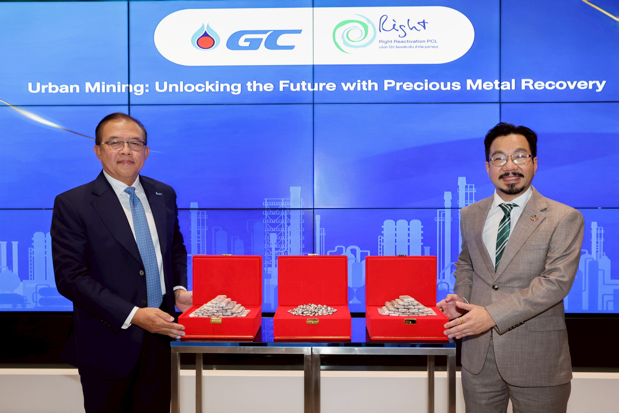 PTTGC จับมือ ไร้ท์ รีแอคติเวชั่น สกัดโลหะมีค่าจากตัวเร่งปฏิกิริยาใช้แล้วสำเร็จครั้งแรกในไทย
