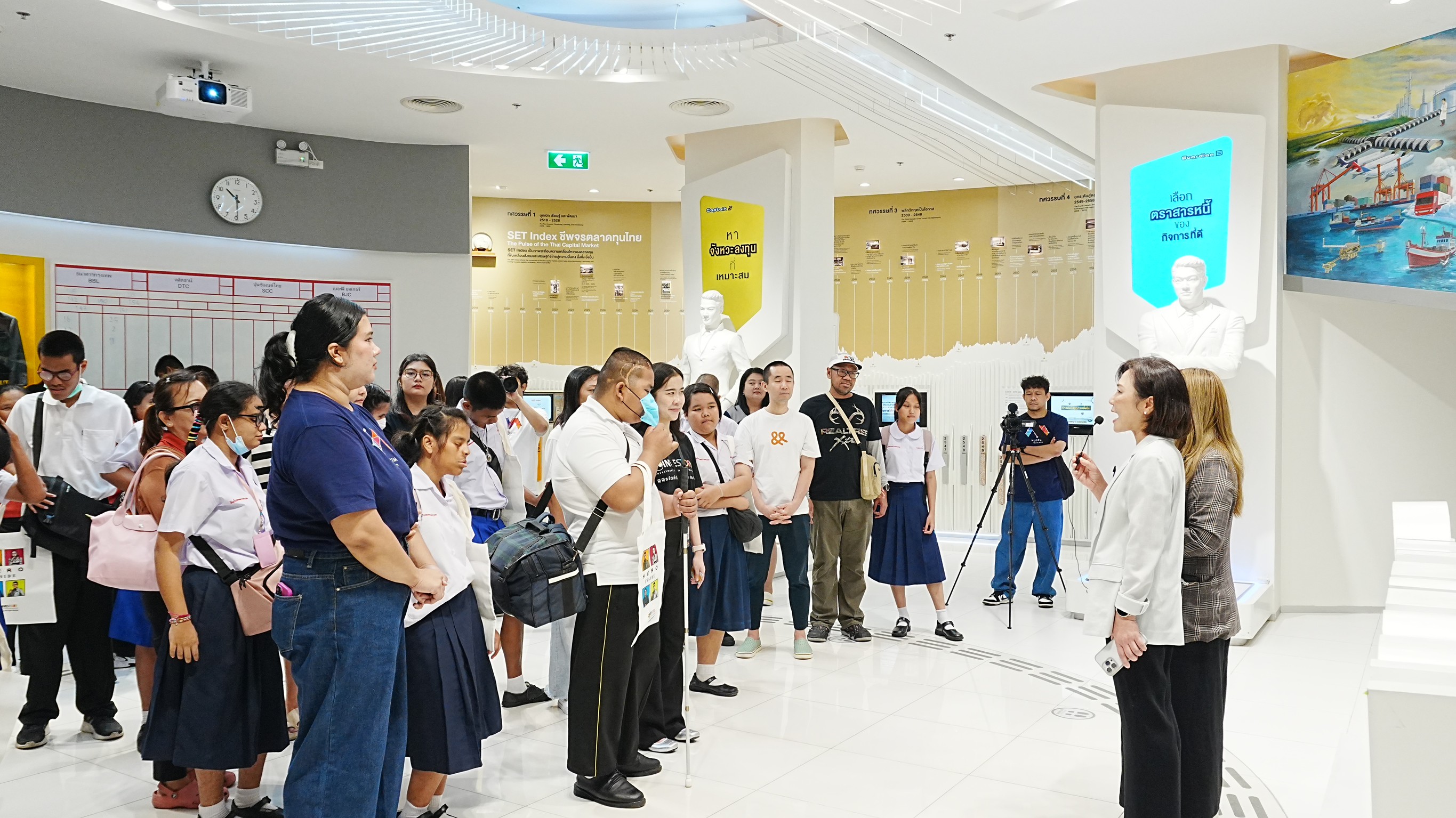 INVESTORY พิพิธภัณฑ์เรียนรู้การลงทุน ตลาดหลักทรัพย์ฯ ต้อนรับคณะจากโรงเรียนสอนคนตาบอดกรุงเทพ