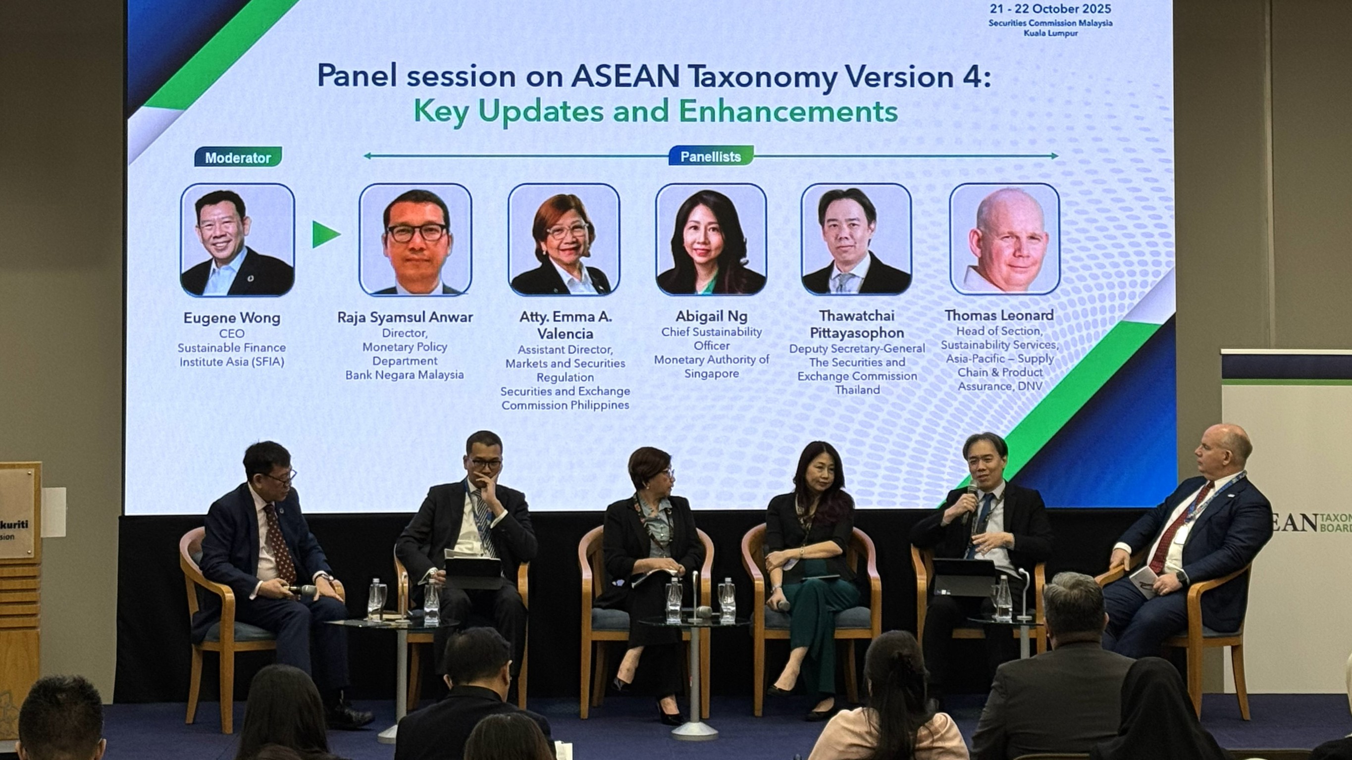 ก.ล.ต. ร่วมงานสัมมนา “ASEAN Taxonomy Version 4 Insights”