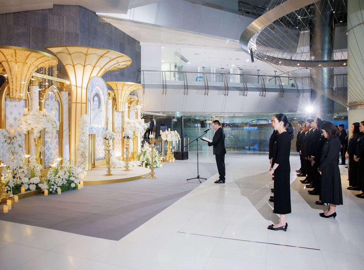 กรุงไทยจัดพิธีบำเพ็ญกุศลสัตตมวาร 7 วัน ถวายเป็นพระราชกุศลแด่ “สมเด็จพระพันปีหลวง”