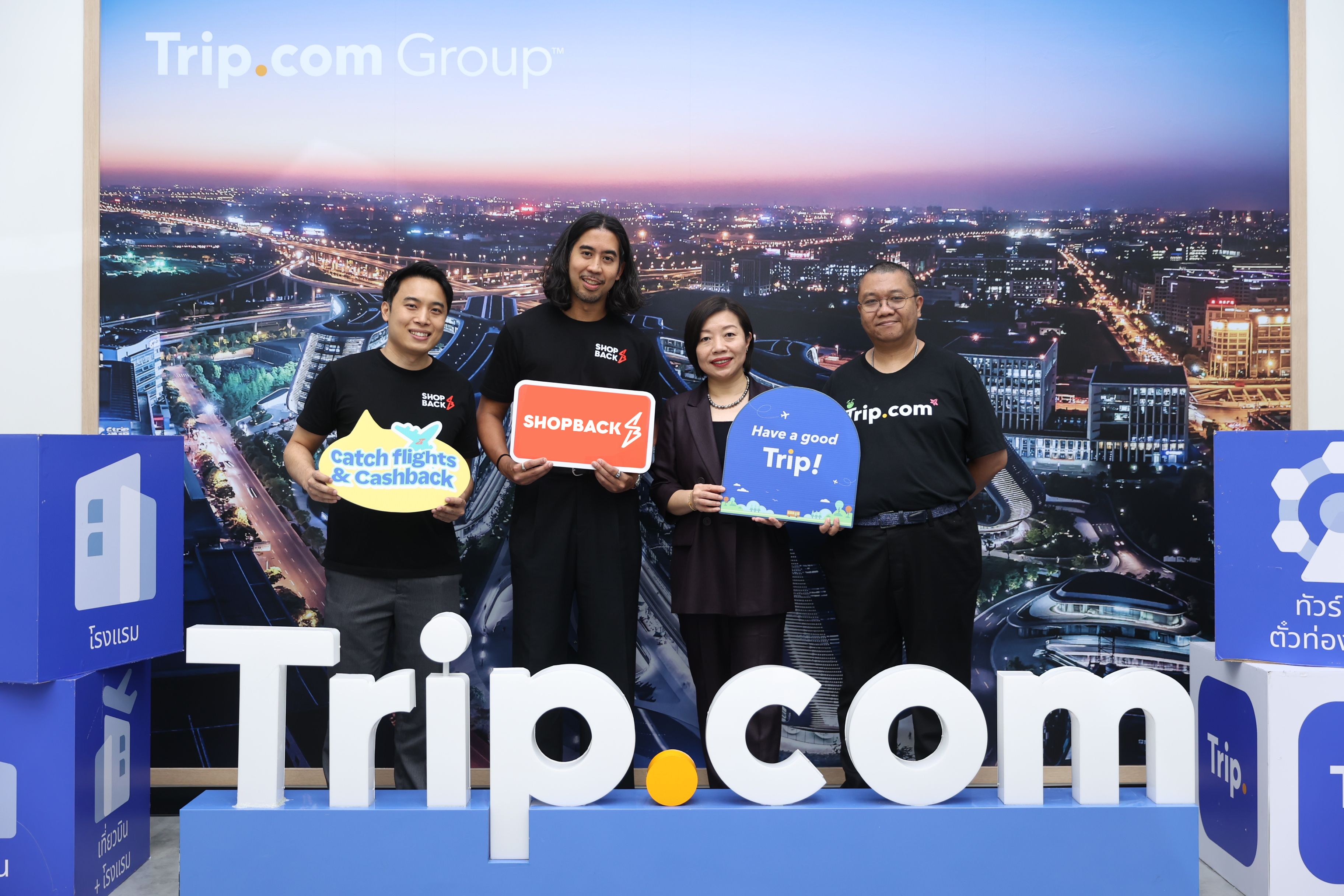 ShopBack - Trip.com ฉลองความสำเร็จแคมเปญ “TripTastic” สร้างยอดจองกว่า 3 แสนรายการ มอบแคชแบ็คพิเศษเพิ่มกว่า 4 เท่าให้นักเดินทางชาวไทย