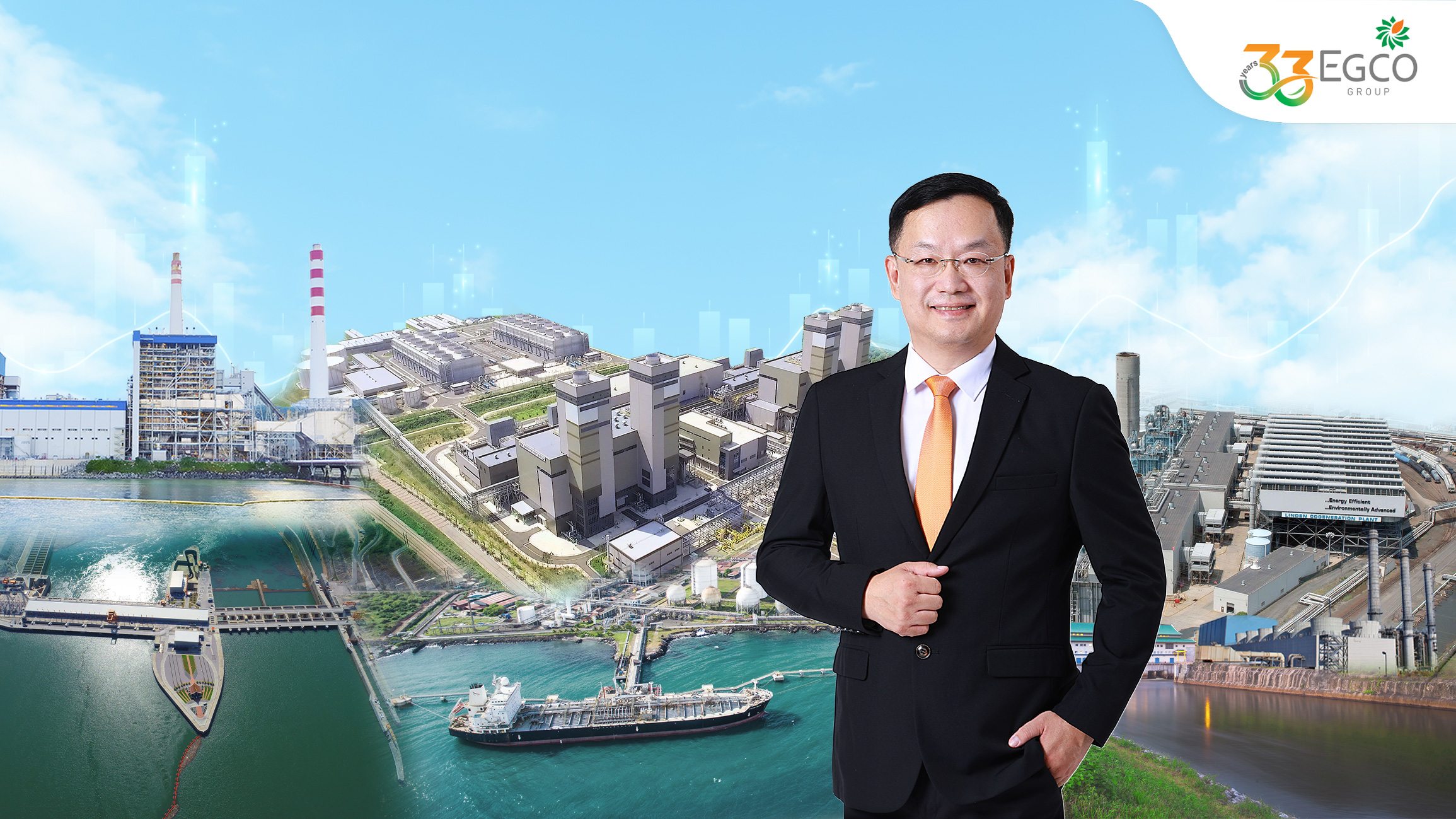 EGCO โกยรายได้ 9 เดือนปี 68 กว่า 2.9 หมื่นล้าน ลุยขยายพอร์ตโรงไฟฟ้าพลังงานหมุนเวียน