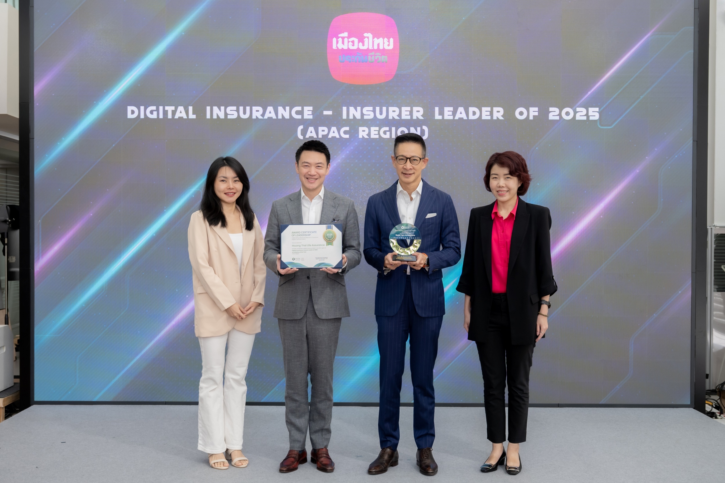 เมืองไทยประกันชีวิต คว้ารางวัล “The Digital Insurance APAC 2025 – AI Initiative of the Year”