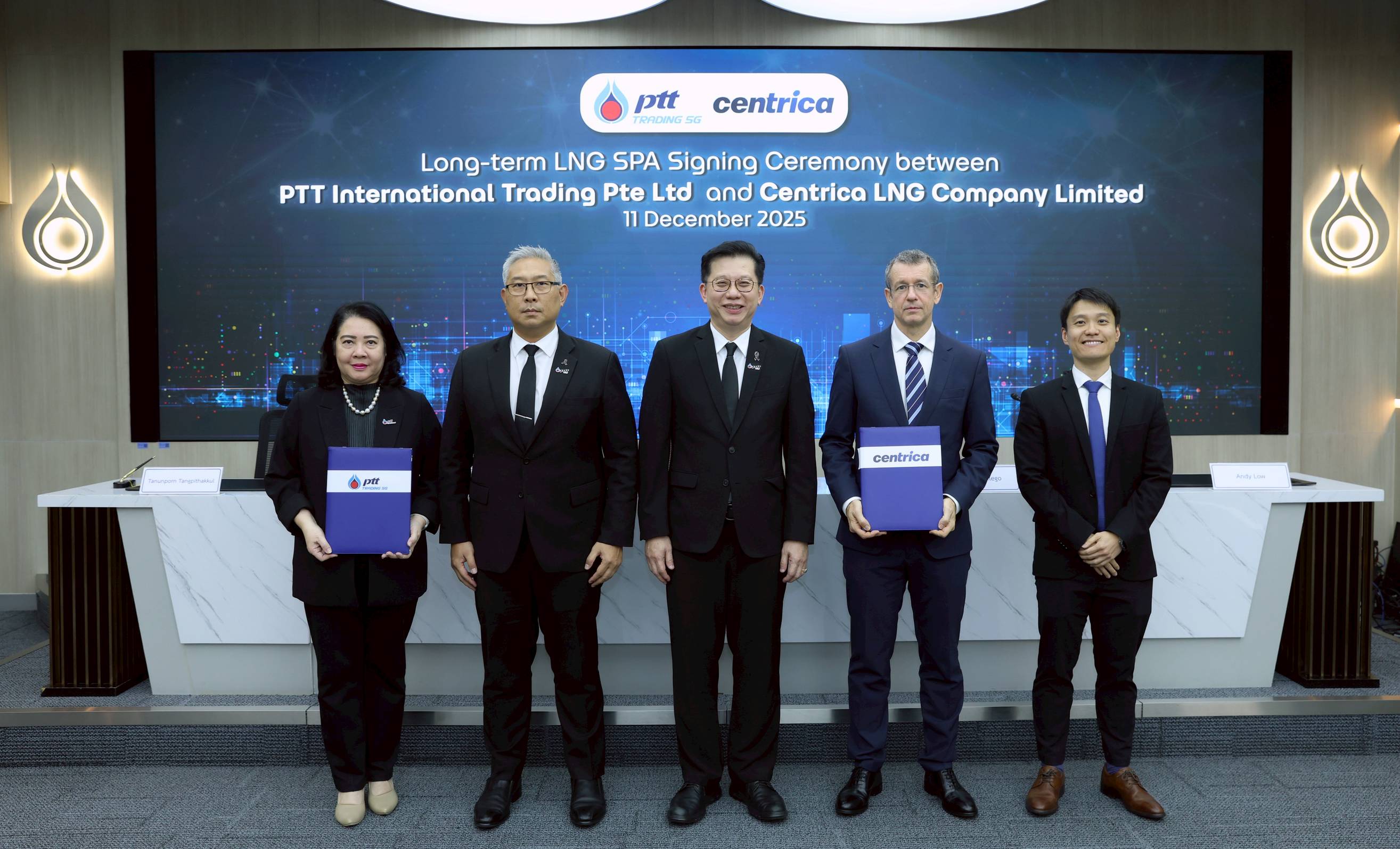 PTTT ผนึก Centrica เดินหน้ายกระดับศักยภาพการแข่งขันในตลาด LNG ระดับเอเชีย
