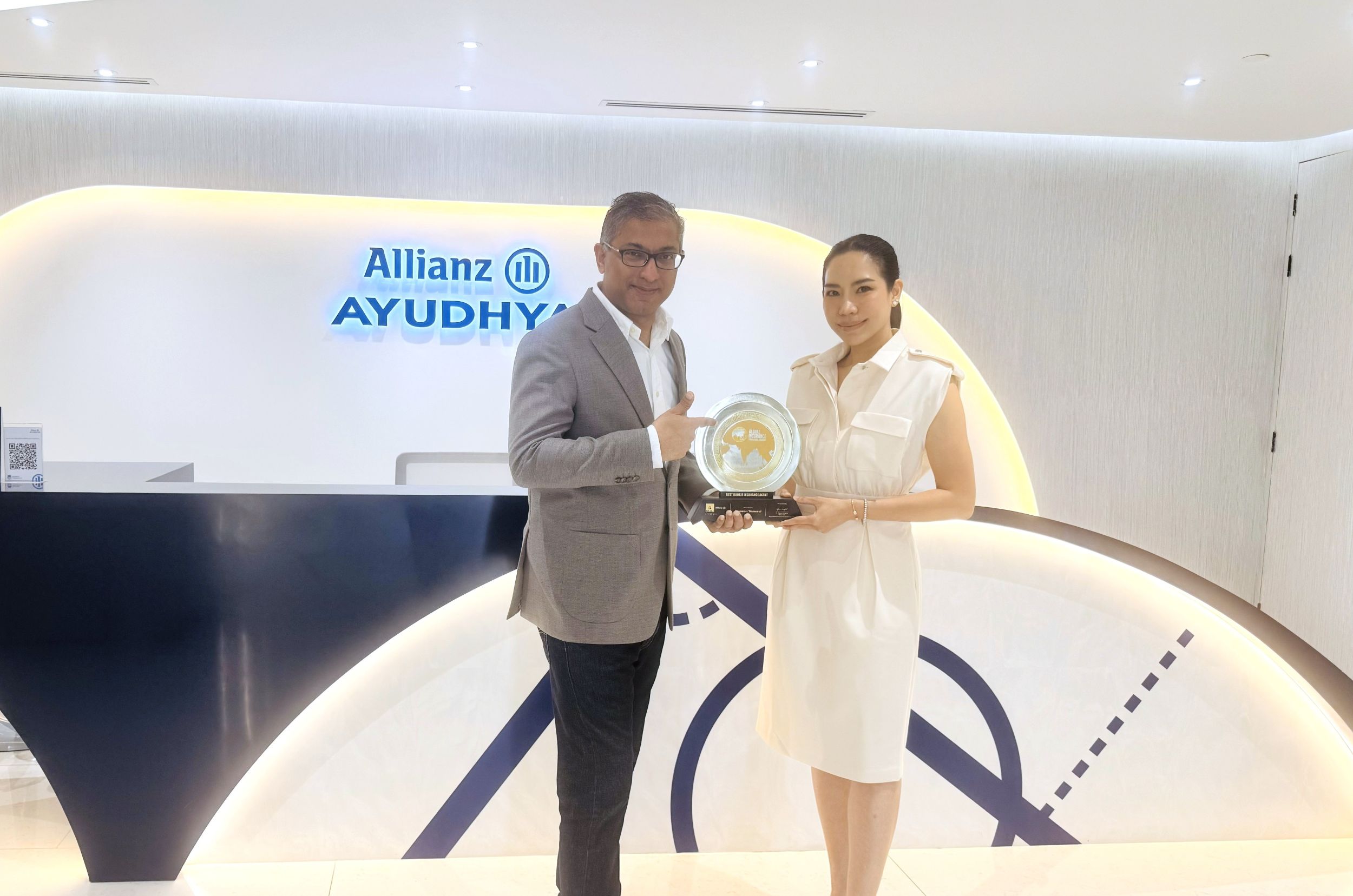 อลิอันซ์ อยุธยา ประกันชีวิต คว้ารางวัลระดับเอเชีย “Best Rookie Insurance Agent”